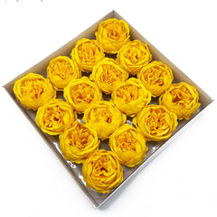 Craft Soap Flower - Ext Large Peony - Yellow product image 3
