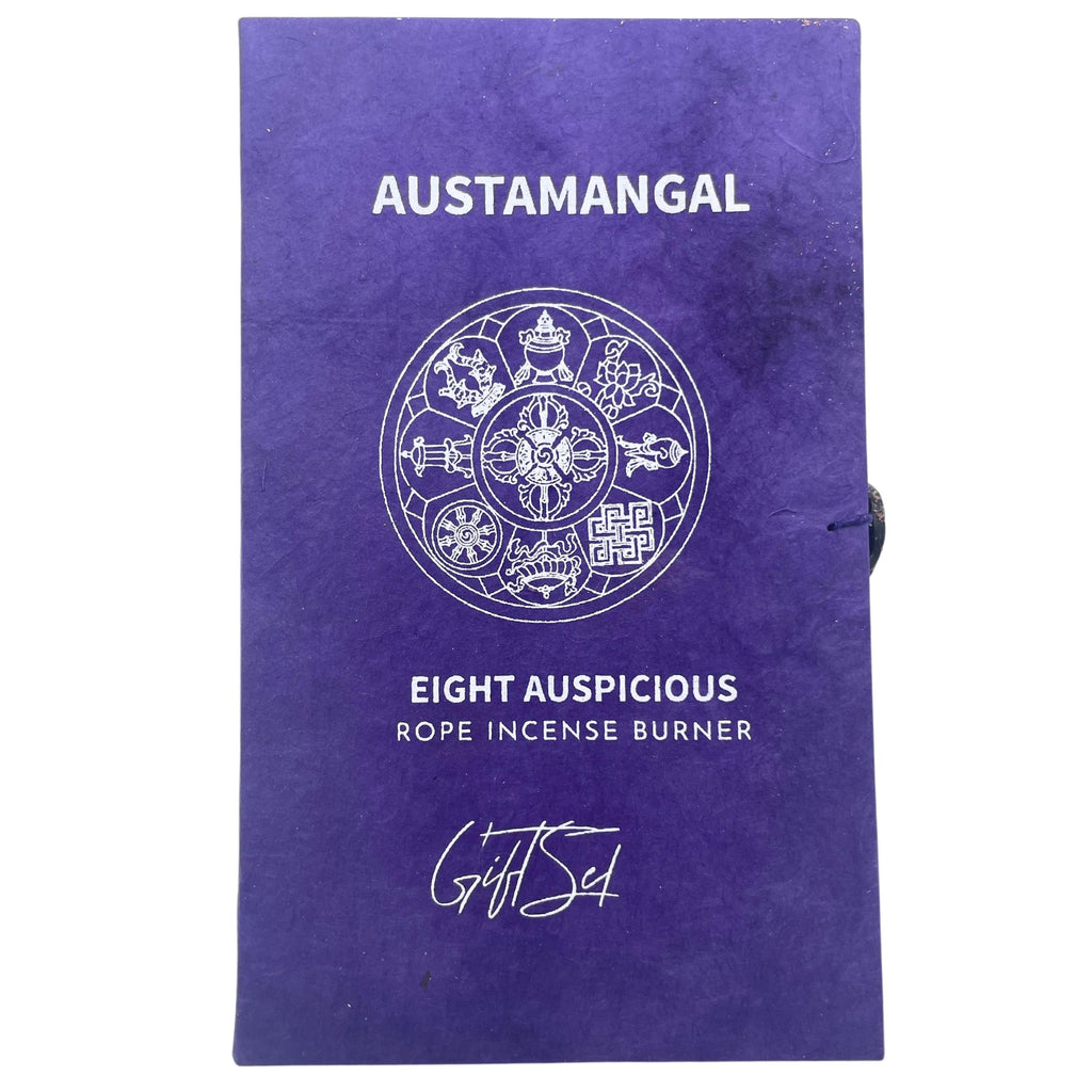 Rope Incense and Silver Plated Holder Set - Astamangal product image 6