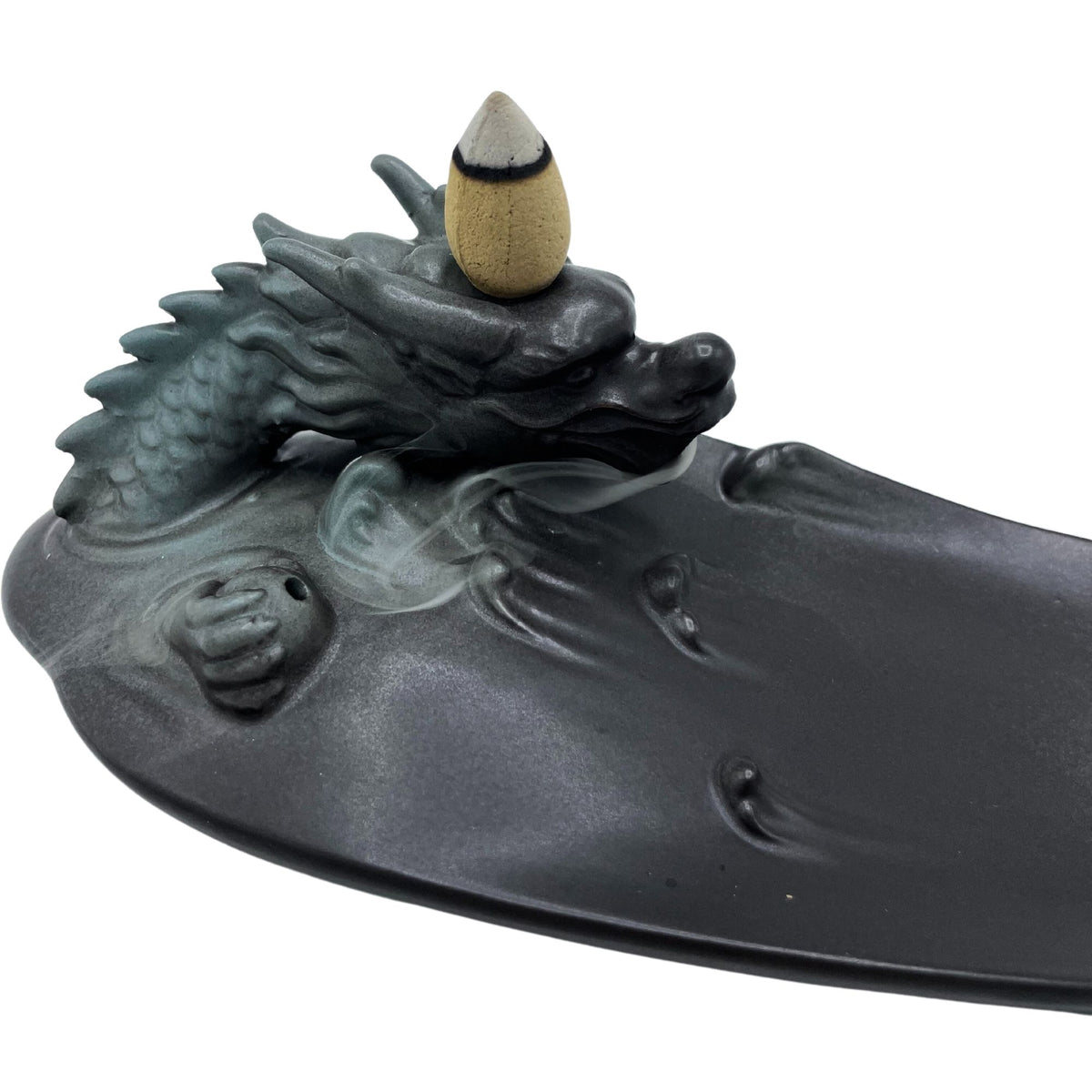 Backflow Incense Burner - Dragon in Pool with Surprising Details product image 2