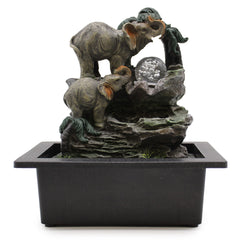 Tabletop Water Feature - 30cm - Elephant Family product image