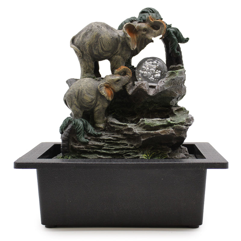 Tabletop Water Feature - 30cm - Elephant Family product image