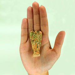 Hand Carved Gemstone Angel - Unakite product image 2