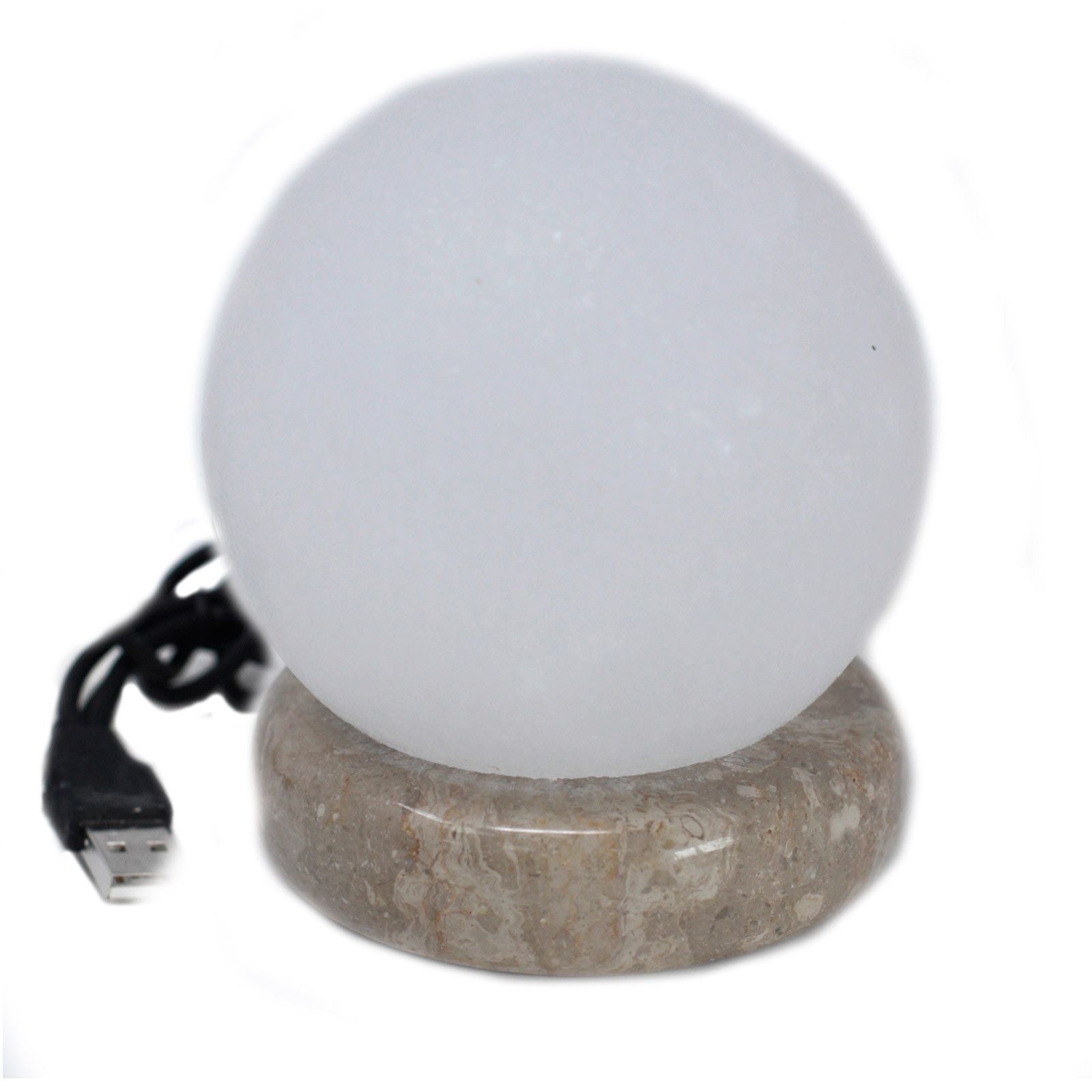 Quality USB Ball WHITE Salt Lamp - 9 cm (multi) product image