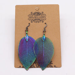Earrings - Bravery Leaf - Multicoloured product image 2