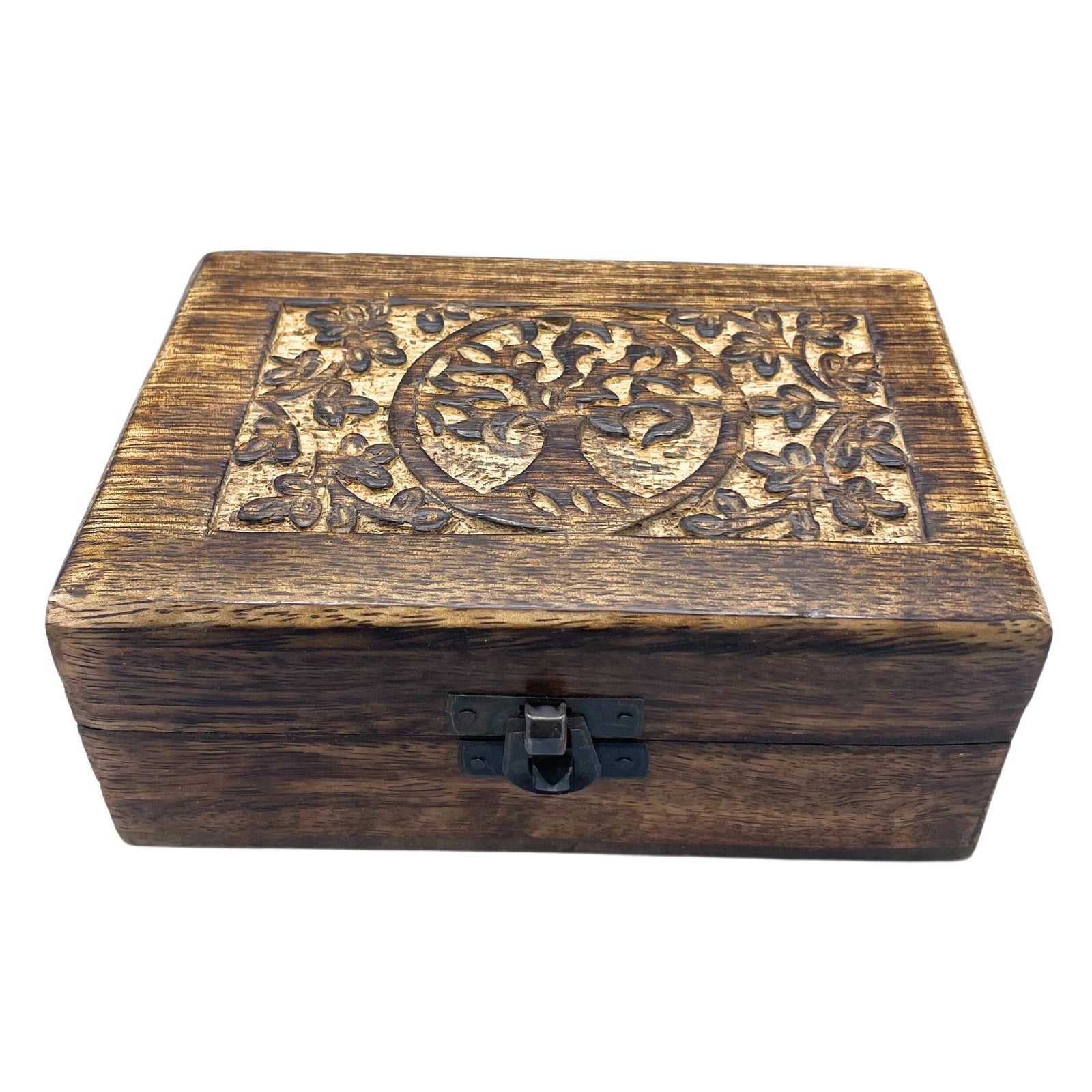 Medium Wooden Keepsake Box 15x10x6cm - Tree of Life product image