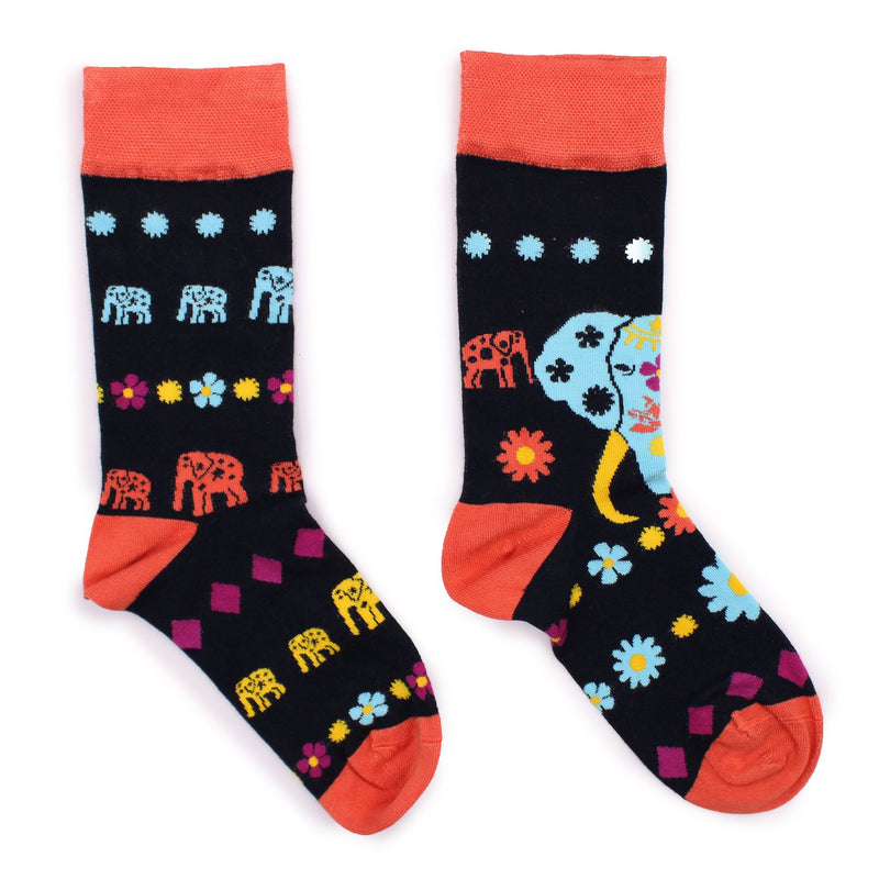 Hop Hare Bamboo Socks M/L - Cosmic Elephant product image