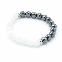 Faceted Gemstone Bracelet - Magnetic Rock Quartz product image 2