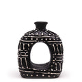 Oval Donut Shaped Vase - Chocolate 18cm product image