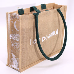Hop Hare Jute Big Bag - I am Powerful product image 4