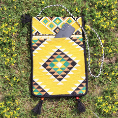 Yellow Kilim Messenger Festival Bag product image 5