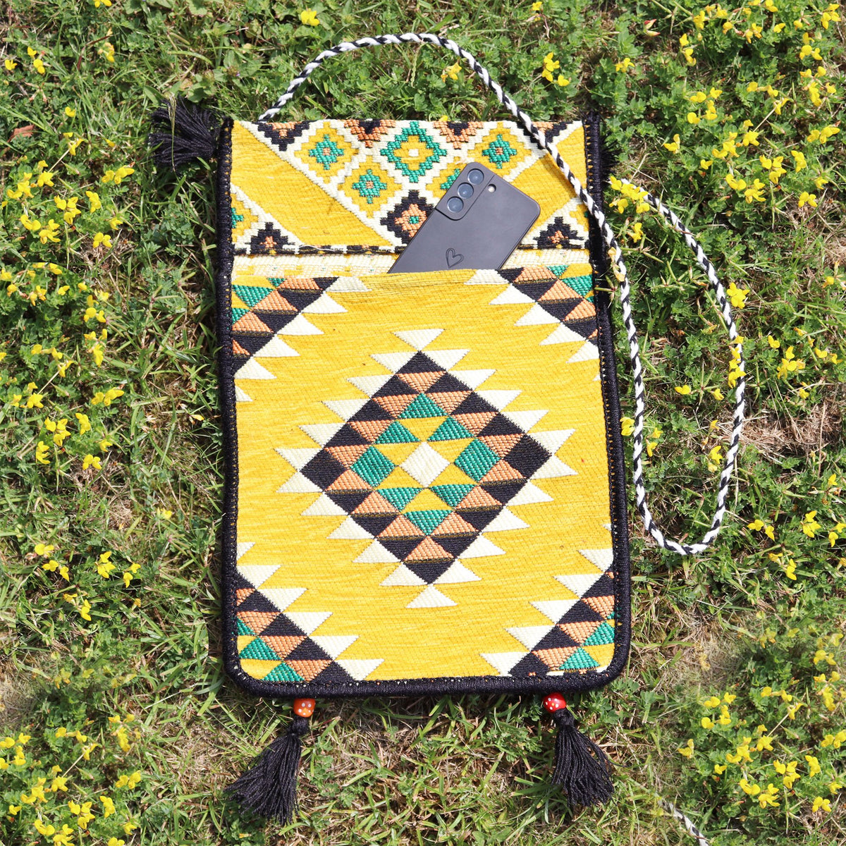 Yellow Kilim Messenger Festival Bag product image 5