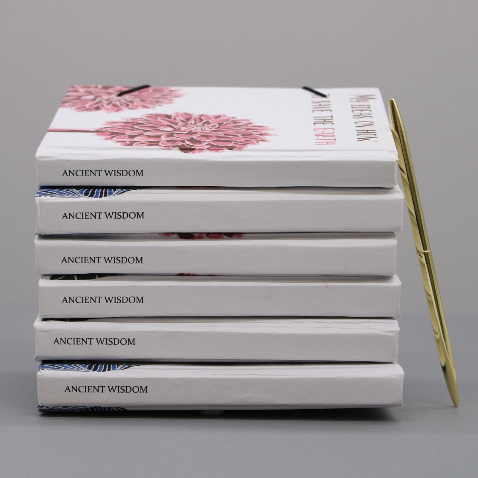 Notebook with strap - Flowers in the same garden product image