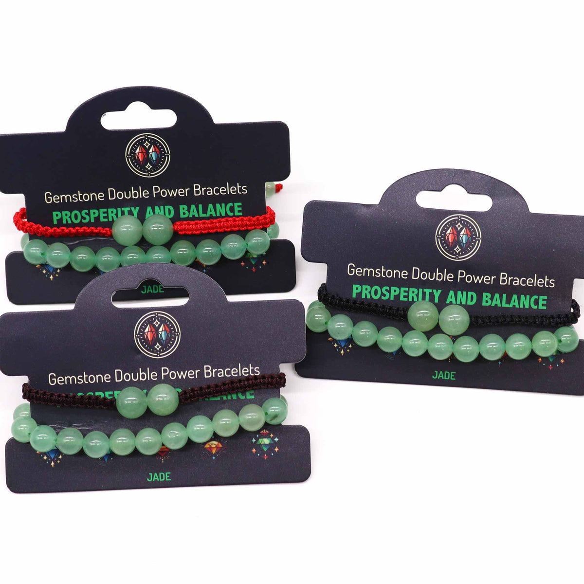 Gemstone Double Power Bracelets- Jade product image 2
