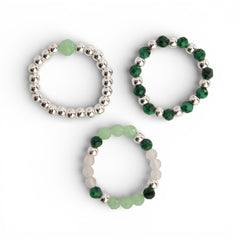 Nymph Spirit Gemstone Ring Set - Forest Spirit product image 2