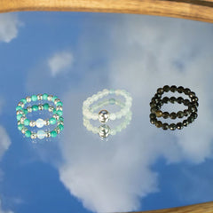 Nymph Spirit Gemstone Ring Set - Endless Ocean product image 2
