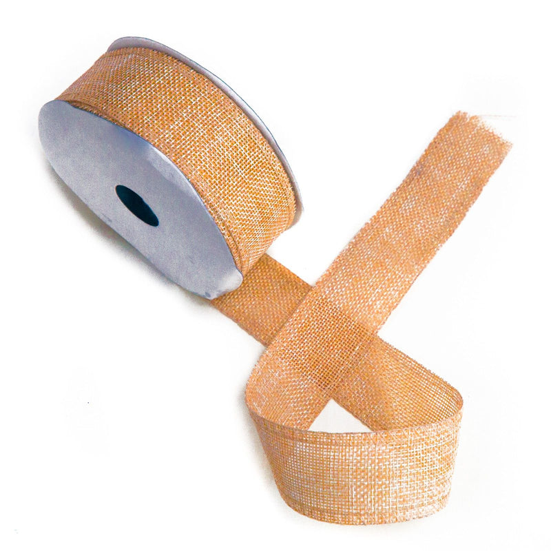 Natural Texture Ribbon 38mm x 20m - Vintage Orange product image