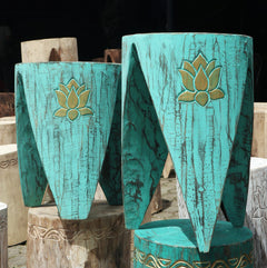 Interlocking Table/Stool set of 2 - Lrg Turquoise product image 4