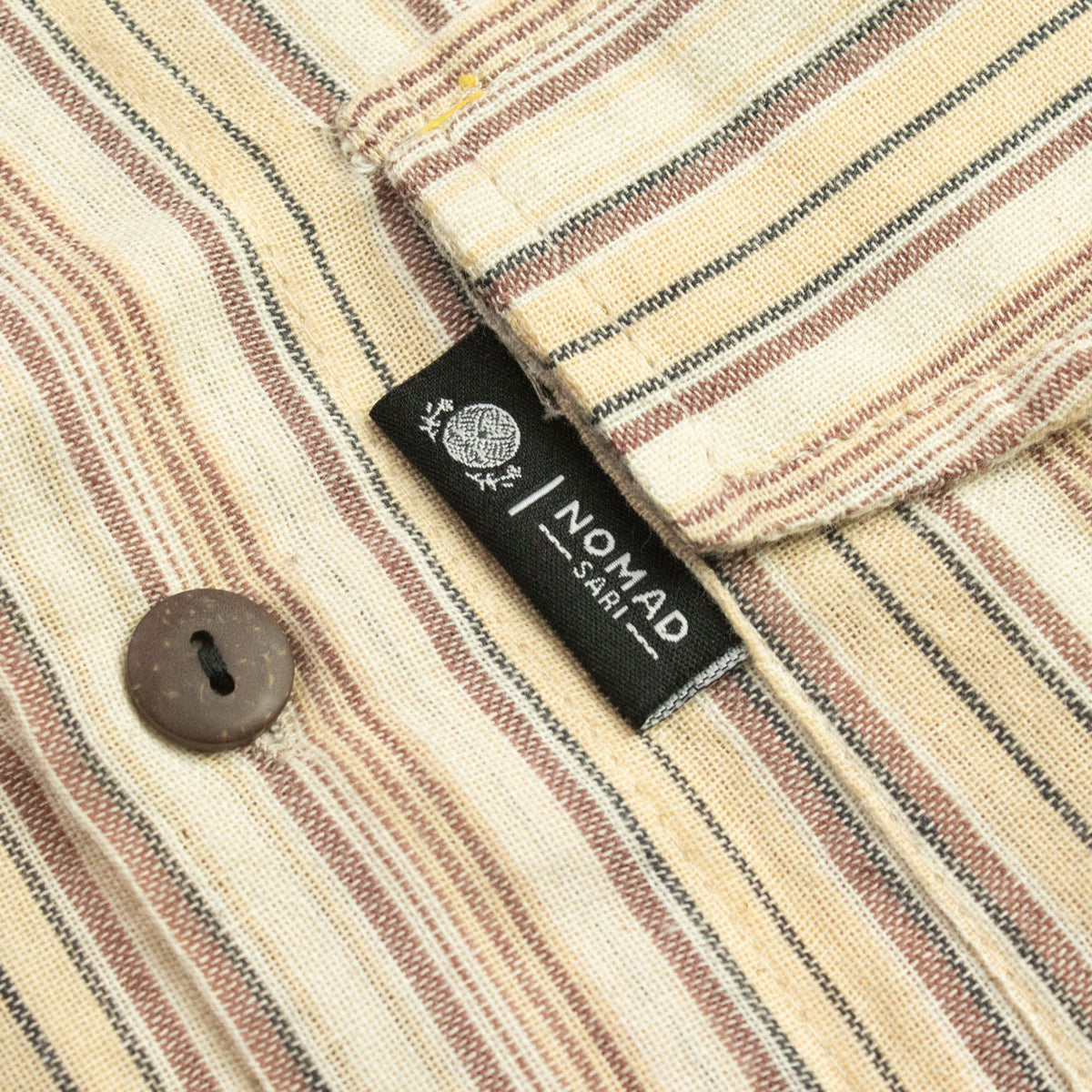 Nomad Sari Grandad Shirt - Brown Beige - XL product image 9