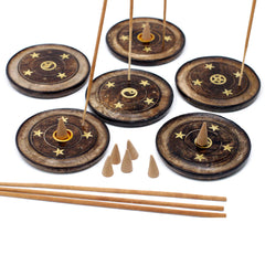 Mango Wood Disc 10cm (Cone & Incense) product image 7