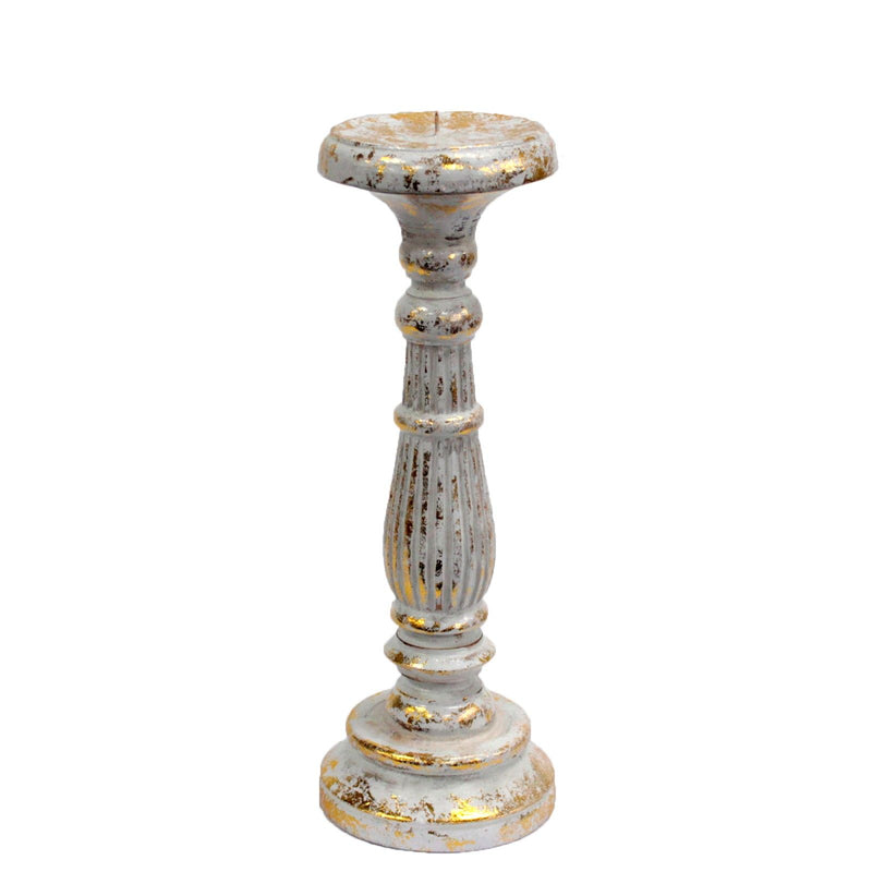 Medium Candle Stand - White Gold product image