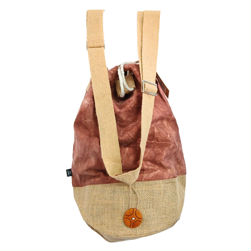 All Natural Backpack - Terracotta Stonewash - Hamsa product image
