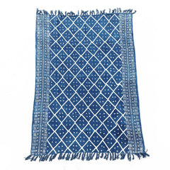 Handmade Indigo Throw - 170x120cm - Midnight Heerak product image 4