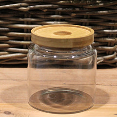Cottage Bamboo Glass Jar - 10cm product image 7
