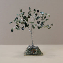 Gemstone Tree with Organite Base - 80 Stone - Moss Agate product image 4