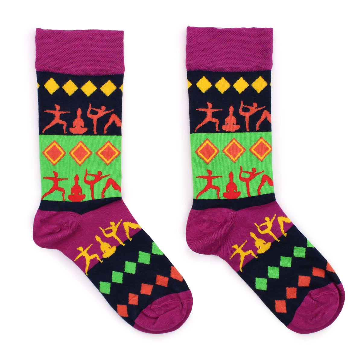 Hop Hare Bamboo Socks S/M - Yoga Poses product image 5