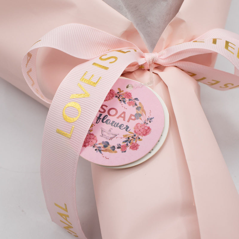 Large Pink Roses Bouquet - Love is Eternal - Gift Card product image
