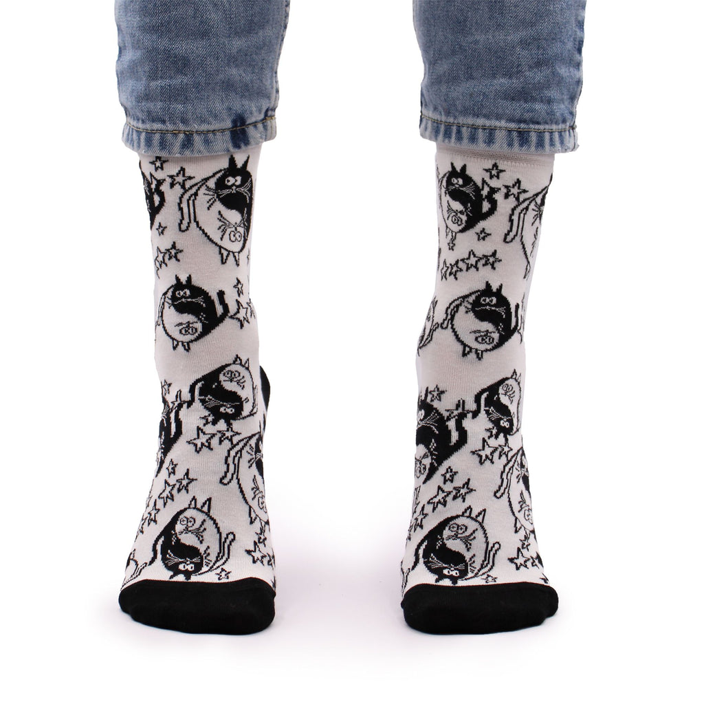 Hop Hare Bamboo Socks S/M - Ying Yang product image 5