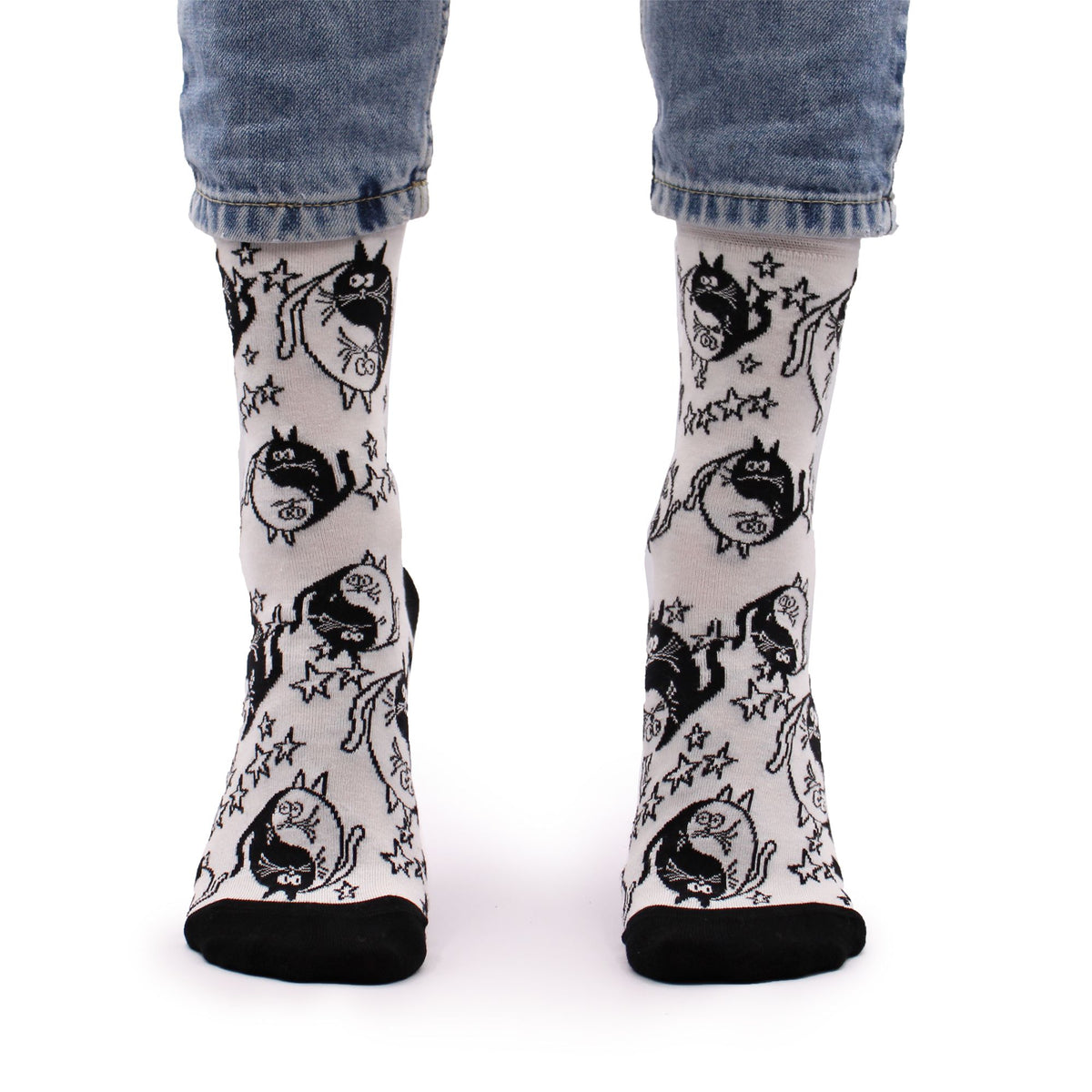 Hop Hare Bamboo Socks S/M - Ying Yang product image 5