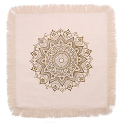 Lotus Mandala Cushion Cover - 60x60cm - bronze product image 6