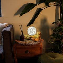 DriftGlow Lamp Grey Luna Shade product image 5