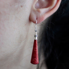 925 Silver Earrings - Long Teardrop product image 2
