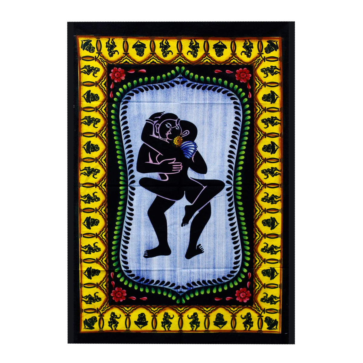 Handbrushed Cotton Wall Art - Kamasutra product image