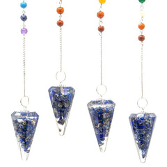 Orgonite Power Chakra Pendulum - Lapis product image 3