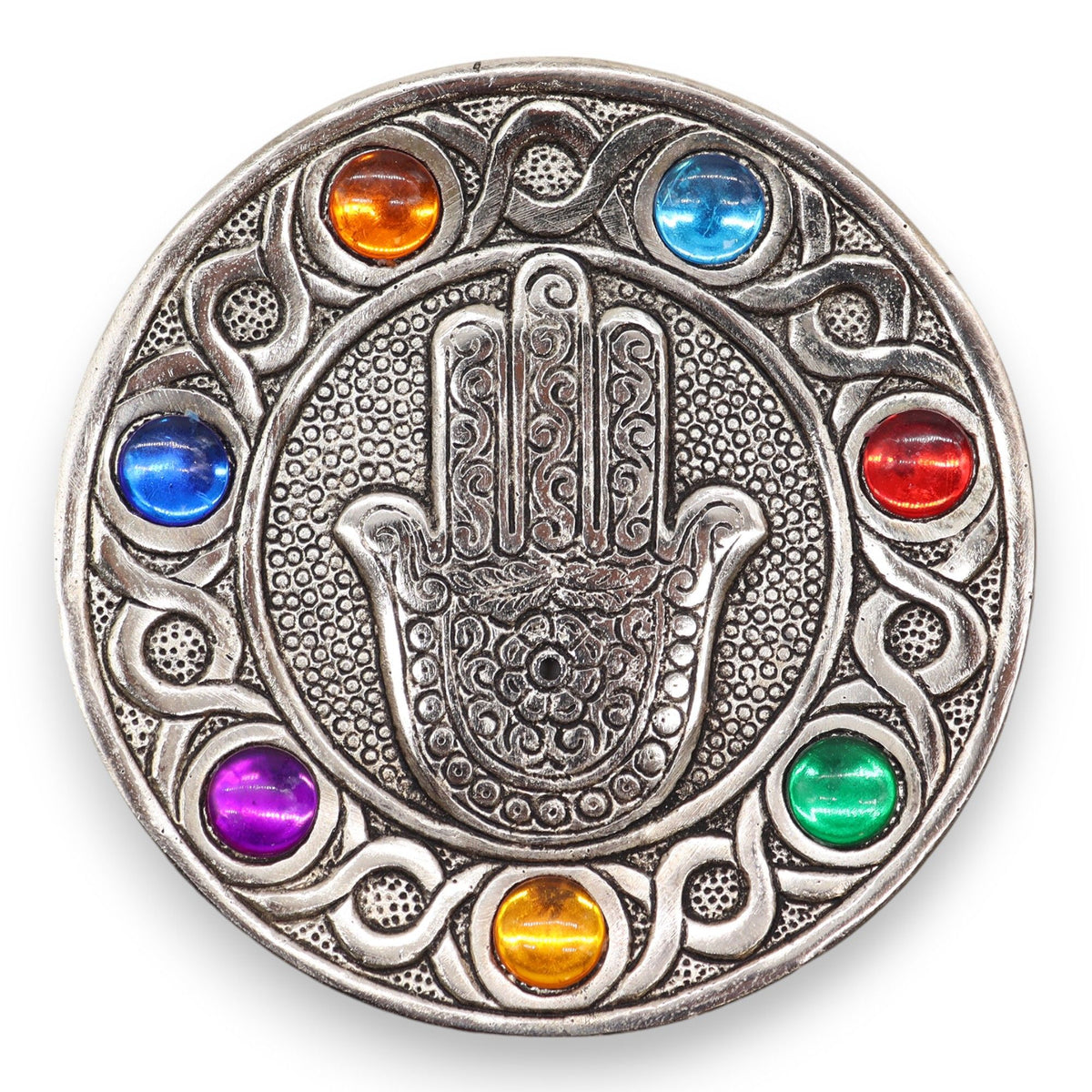 Seven Chakra Hamsa Incense Holder product image 4