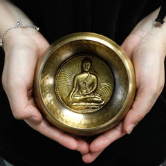 Medicine Buddha Singing Bowl Set 10cm (min 500gm) product image 4