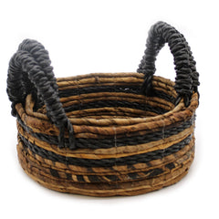 Banana Leaf & Hitam Raffia Basket- Set of 2 product image 3