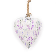 Lrg Decor Wood Heart - Lavender product image 2