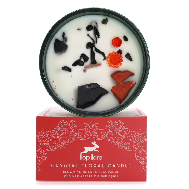 Hop Hare Crystal Magic Flower Candle - The Devil product image