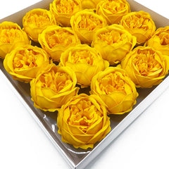 Craft Soap Flower - Ext Large Peony - Yellow product image 2