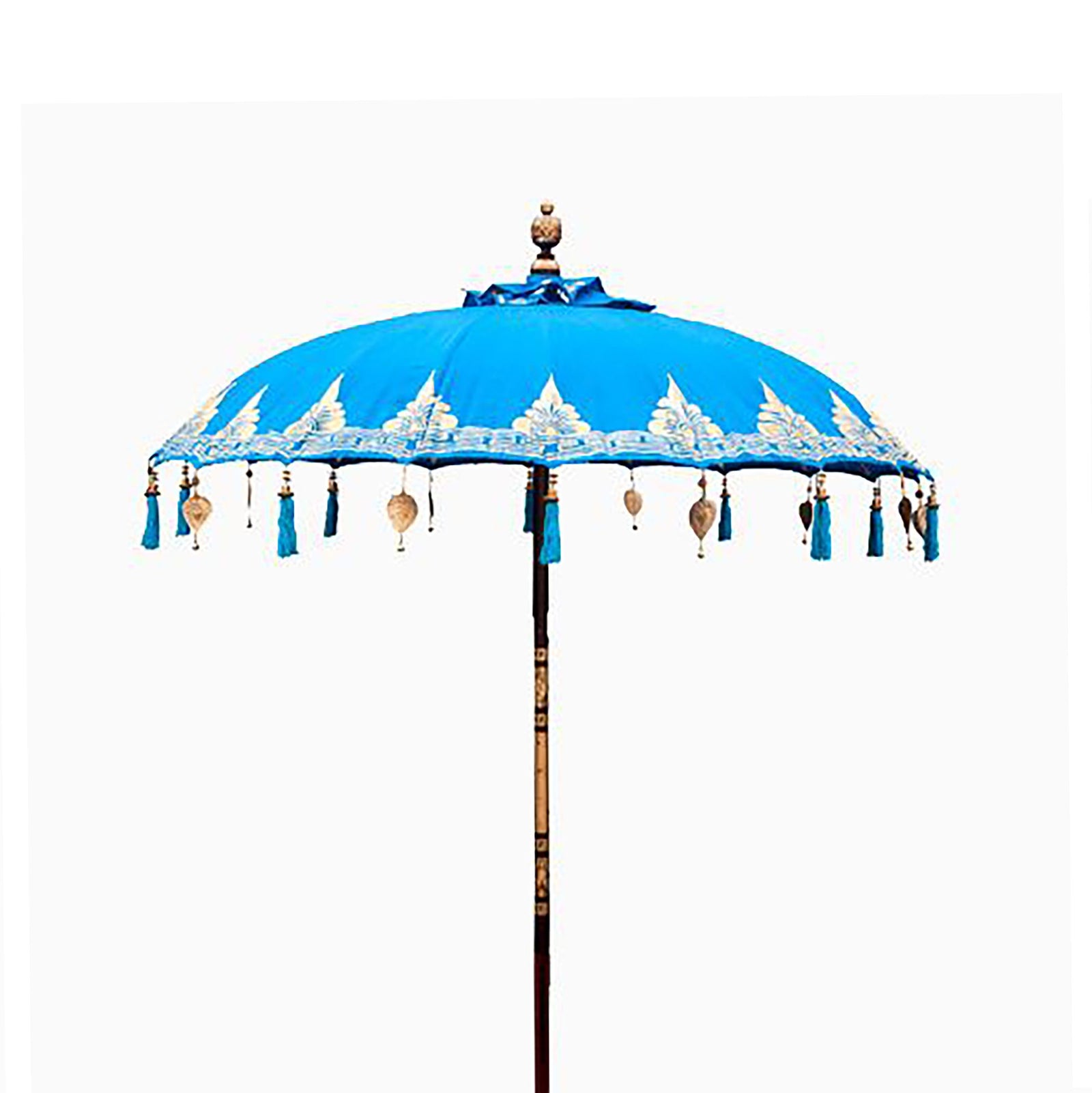 Bali Patio Parasol - Cotton - Turquoise Decor - 2m product image