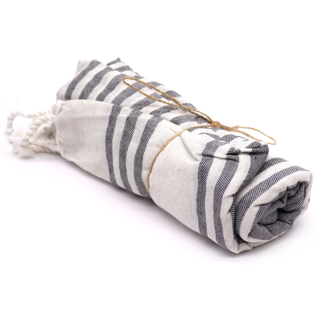 Hamman Spa Towel - Charcoal - 90x170cm product image 4