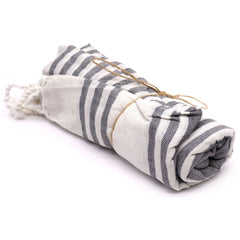 Hamman Spa Towel - Charcoal - 90x170cm product image 4