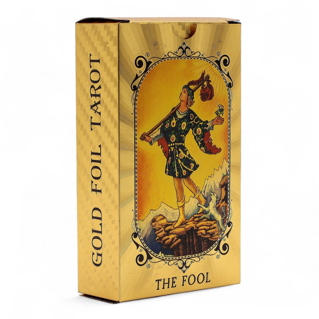 Blue & Gold Foil Tarot Card Set - All Seeing Eye - with booklet product image 5