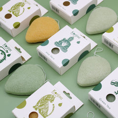Teardrop Konjac Sponge - Aloe Vera - Healing product image 3