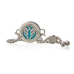 Aromatherapy Jewellery Chain Bracelet - Angel Wings - 20mm product image