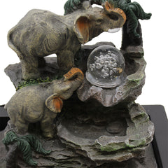 Tabletop Water Feature - 30cm - Elephant Family product image 2